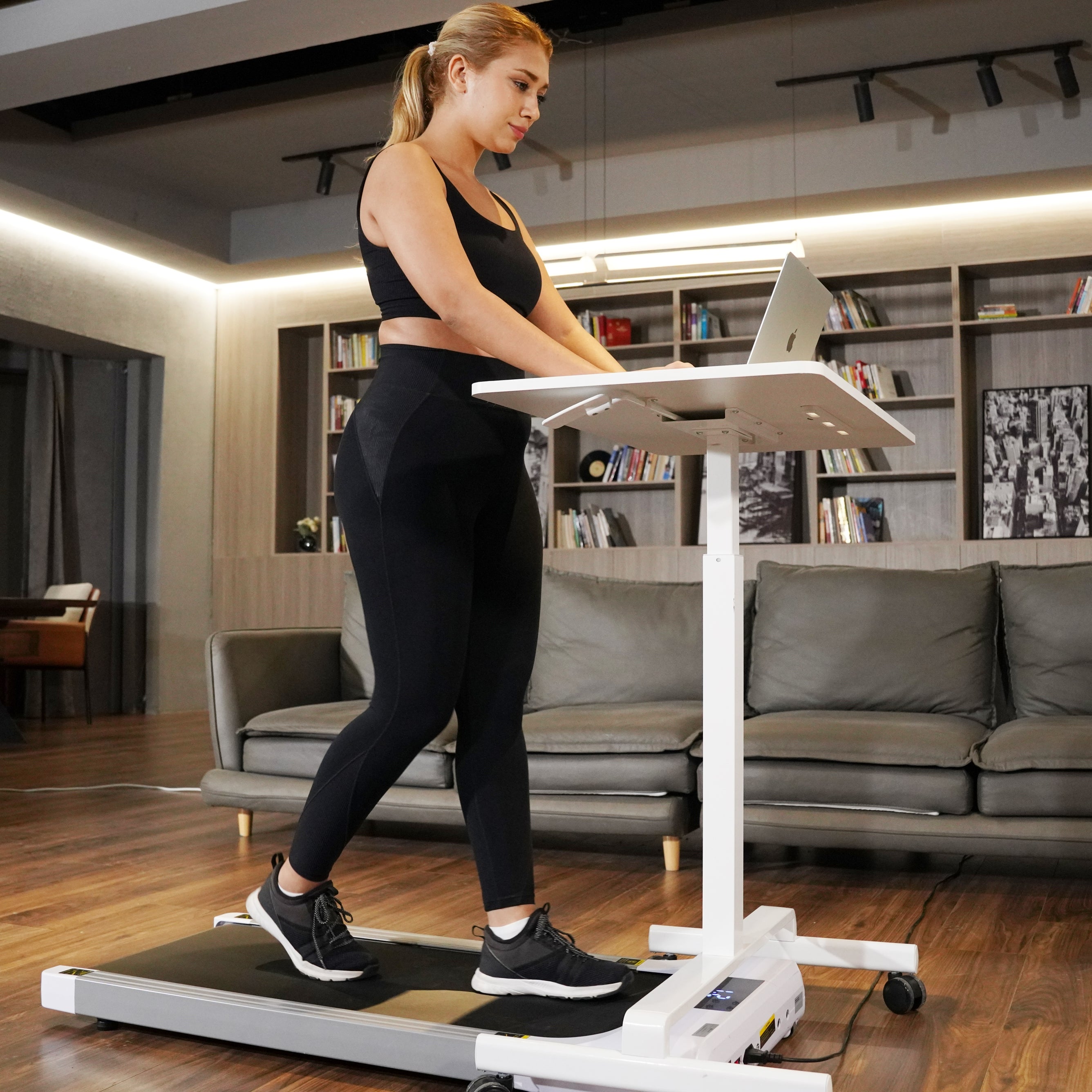 Deerrun Q1 Classic Pro Walking Pad 350 Lbs Capacity & Longer Size with Remote Control