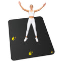 6' X 6' X 1/4" Exercise Mat - (36 Square Feet)