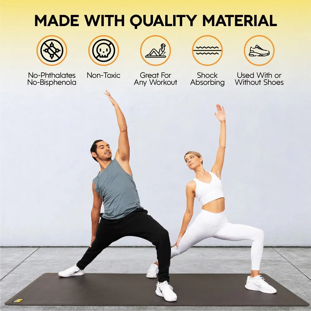 6' X 4' X 1/4" Exercise Mat - (24 Square Feet)